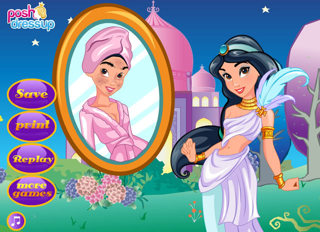Play Princess Jasmine Makeover Free Online Games With