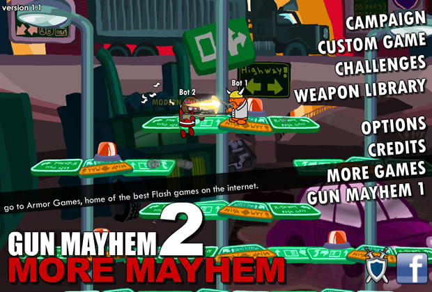 gun mayhem 2 two player games