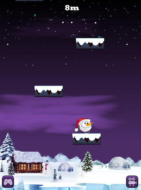 Play Xmas Penguin Jump 2 - Free online games with Qgames.org