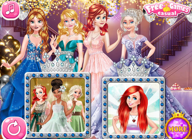 Play Queen of Glitter Prom Ball - Free online games with Qgames.org